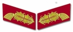 Bullion Collar Tabs - Army General